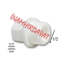 Körtipa - 20 Mm Plastik Firatpen Beyaz Renk Körtipa