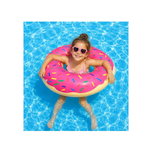 Donut Çocuk Yüzme Simidi 60 Cm Havuz Ve Deniz Simiti 3-9 Yaş