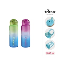 Gıpta Matara Kilitli 1000 Ml Trıtan 2 Renk Mıx K757300 Çok Renkli
