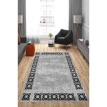 Eliana Home Dijital Baskı Yıkanabilir Kaymaz Taban Salon Halısı Ve Yolluk Rvg0820-fnl30 Gri