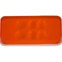 Gateesat Sarı Plastik Dental Karıştırma Kutusu 8 Bölmeli Kapaklı Kompozit Reçine Organizer