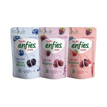Yayla Enfies Freeze Dried Çıtır Meyve Paketi - 100% Doğal Katkısız Vegan Atıştırmalık Seti 15 G