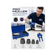 Pro Müller 2 Rezistanslı Isı Ayarlı Pprc Plastik Boru Kaynak Makinesi Metal Çantalı Set+özel Makas