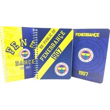 Tmn 461946 Fenerbahçe Spiralli Bloknot A6 Çizgili 80 Yaprak