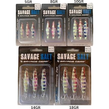 Savage Gear Psycho Sprat Lrf Jig 3 Adet Turkish Zebra Mix