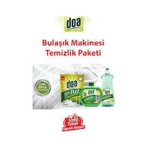Doa Bulaşık Makinesi Temizleyici 250 ML + Parlatıcı 500 ML + Tuz 1500 G