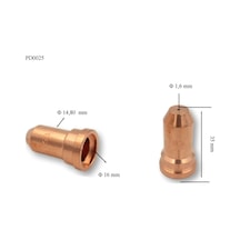 Trafimet Cb 100 - Cb 150 1,6mm Uzun Plazma Kesim Memesi Pd0025-16