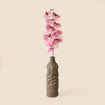 Deco Orkide Yapay Dal Çiçek - Pembe - 104 Cm Çok Renkli