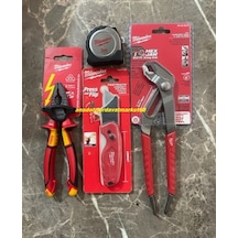 Milwaukee Pro 160mm Pense Cobalt Çelik Fort Pense Maket Bıçağı 3metre 4lü Set Diğer