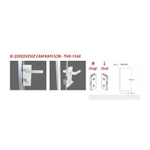 THOOR VEDGE CAM KAPI KİLİDİ - SOL