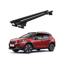 Venüs Peugeot 2008 2013-2020 Uyumlu Siyah Ara Atkı Port Bagaj Tavan Barı