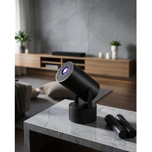 Akıllı Projeksiyon Cihazı 1080p Karaoke Mikrofonlu Uczzzkareokeprojeksiyon-5