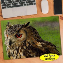 Sevimli Hayvan Baykuş Doğa 240 Parça Puzzle Yapboz-622576