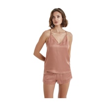 Kadın Pijama Üstü 60380 - Kahverengi Kahverengi