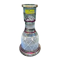 Nargile Mor Şeritli Cam Şişe