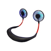 Yaratıcı Mini Asılı Boyun Tipi Fan Açık Led Fan Siyahı 0ctnro Siyah