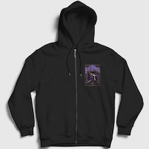 Presmono Unisex The End Black Sabbath Fermuarlı Kapüşonlu Sweatshirt Siyah