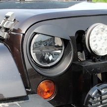 Jeep Wrangler Rubicon Jk Kızgın Far Çerçevesi Seti Sağ-Sol