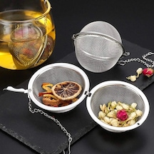 Paslanmaz Çelik Çay Demlik Küre Kilitleme Çay Topu Çok Renkli