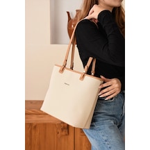 Just Polo Kadın Yeni Sezon El Ve Omuz Çantası 236049mh Krem - Camel