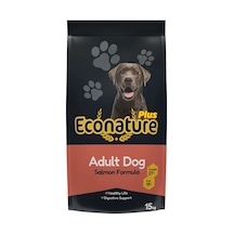Econature Plus Somonlu 15 Kg Yetişkin Kuru Köpek Maması