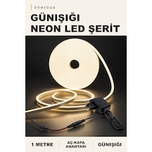 Onerous 1 M Günışığı Neon Led Şerit, Anahtarlı