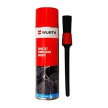 Würth Araç Içi Temizleme Köpüğü 500 Ml Ve Detay Temizlik Fırçası 100'lü Set