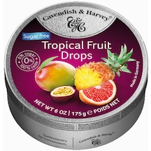 Cavendish & Harvey Tropical Fruit Drops Suger Free 175 G