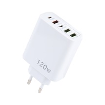 Rogfer 120w Çift Pd Type-c 3 X Usb Çok Bağlantı Noktalı Şarj Cihazı, Ab Fişi