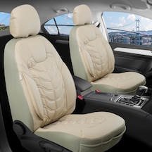 Bmw 3 Serisi 323 Lüx Deri Oto Koltuk Kılıfı Ön Arka Takım Classy Serisi Bej