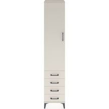 Hyperion Dolap 2 Raflı 4 Çekmeceli Tek Askılı 44x44x221 Aytaşı-aytaşı Aytası