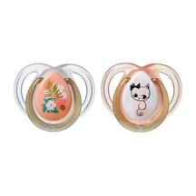 Tommee Tippee Moda Emzik Kız 0-6 Ay + Emzik Askısı-9155 Pembe