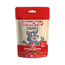 Snacky Crunchy Strong Bones Tavuklu ve Peynirli Kedi Ödülü 60 Gr