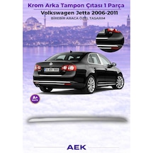 Vw Jetta Arka Tampon Çıtası 2006-2010 Paslanmaz Çelik