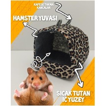 Ozzipetshop Suriye Hamster Ve Diğer Ufak Hamster Türleri Için Kafese Asılabilir Yıkanabilir Yuva