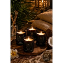 Doqu Home Exotic Island Kokulu Mum Saydam - 170 Gr 4'lü Kahverengi