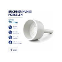 Buchner Hunisi Porselen İç Ölçüler 70mm 1 Adet