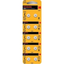 Kodak 10 Adet Ultra Alkalin A76/Lr44 Düğme Pil 30413139