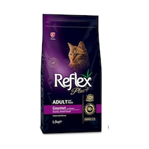Reflex Plus Gourmet Tavuklu Renkli Taneli Yetişkin Kedi Maması 1500 G