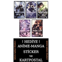 Seraph Of The End 11-12-13-14-15 Manga Seti 5 Kitap / Anime-manga Sticker Ve Kartpostal