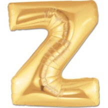 Gold Folyo Balon 16" Inç 40 Cm Z Harfi