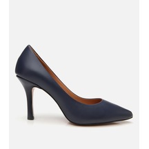 Hotiç Kadın Deri Lacivert Yüksek Topuklu Stiletto 01ayh304180a680 Lacivert-navy Lacivert