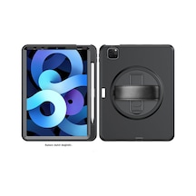 İpad Pro 11 2018 Kılıf Hand Strap Tablet Kılıfı - Siyah Diğer