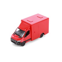 Kinsmart Mercedes Sprinter Metal Çek Bırak Kamyonet Kırmızı