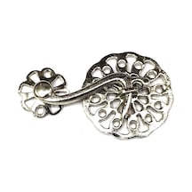 Nikel 50 Adet Zamak Çengel Kilit 56x33 Mm - Yuvarlak, Karşılıklı Mobilya, Dolap, Sandık, Kutu, Kapak Çengel Kilidi