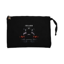 Ihsahn Àmr Siyah  Clutch Astarlı Cüzdan / El Çantası Siyah