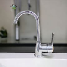 Mintev Krom Şık Baston Borulu Mutfak Eviye Bataryası Yerli Üretim Krom