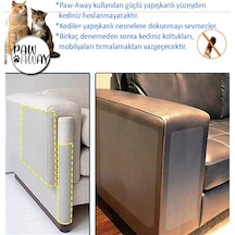 Pawaway Kedi Eğitim Bandı 2 Yüzü Yapışkanlı Koltuk Mobilya Tırmalama Caydırıcı 10 Adet 15 x 45 CM