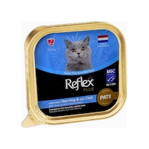 Reflex Plus Pate Ringa ve Morina Balıklı Yetişkin Kedi Maması 85 G