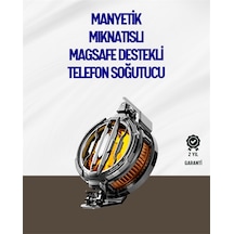 Mıknatıslı Ve Aparatlı Montajlı Soğutucu Fan Her Cihaza Uyumlu Led Göstergeli
